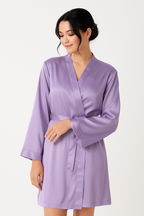 Luxury Satin Bathrobe – Satinera Lightweight Robe for Self-Care & Lounge Comfort