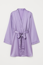 Luxury Satin Bathrobe – Satinera Lightweight Robe for Self-Care & Lounge Comfort