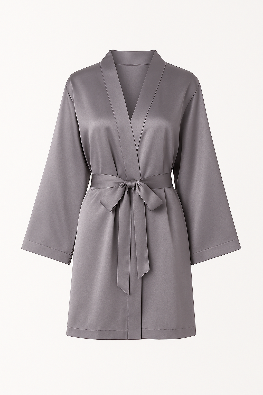 Luxury Satin Bathrobe – Satinera Lightweight Robe for Self-Care & Lounge Comfort