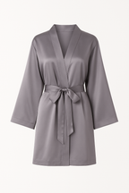 Luxury Satin Bathrobe – Satinera Lightweight Robe for Self-Care & Lounge Comfort