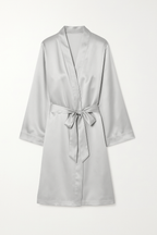 Luxury Satin Bathrobe – Satinera Lightweight Robe for Self-Care & Lounge Comfort