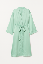 Luxury Satin Bathrobe – Satinera Lightweight Robe for Self-Care & Lounge Comfort