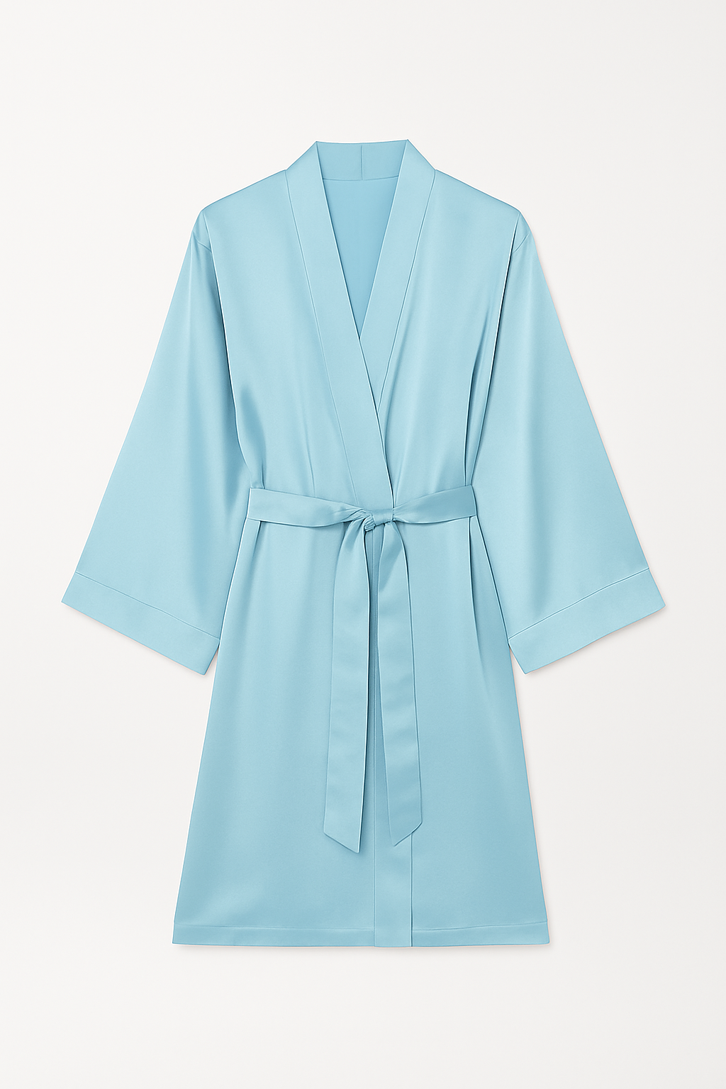Luxury Satin Bathrobe – Satinera Lightweight Robe for Self-Care & Lounge Comfort